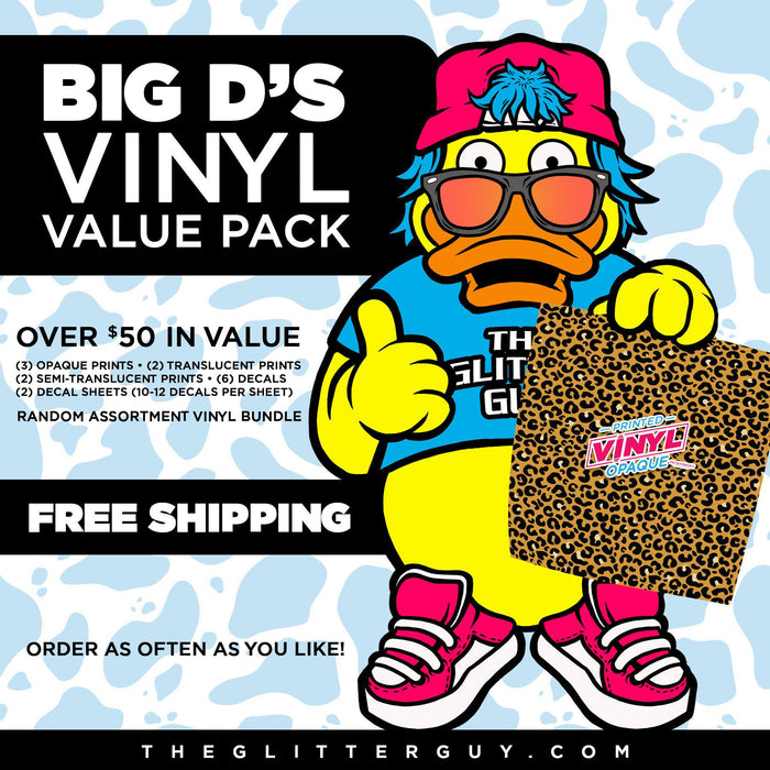 Big D's Vinyl Value Pack | Printed Vinyl from The Glitter Guy