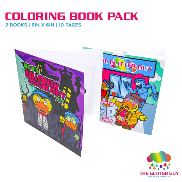 Coloring Book Pack | Accessory from The Glitter Guy