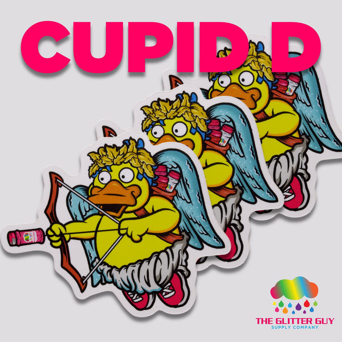 Cupid D Sticker | Sticker from The Glitter Guy