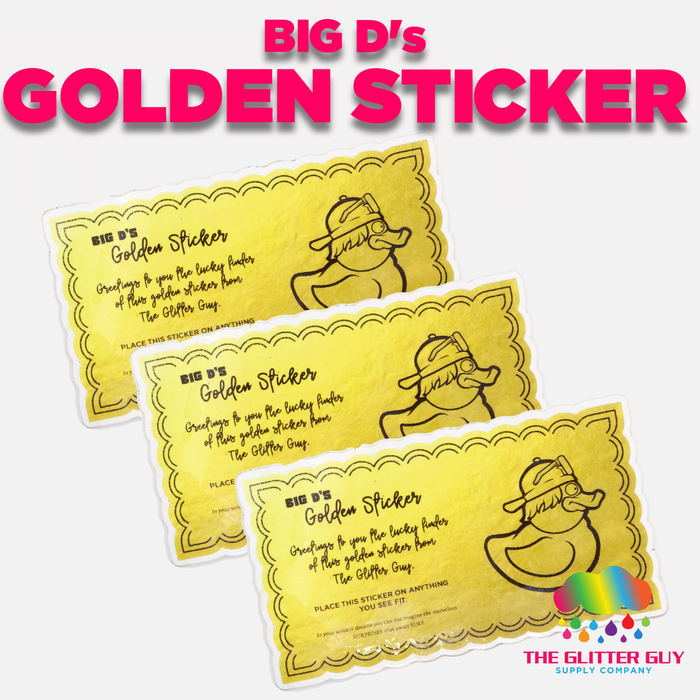 Big D's Golden Sticker