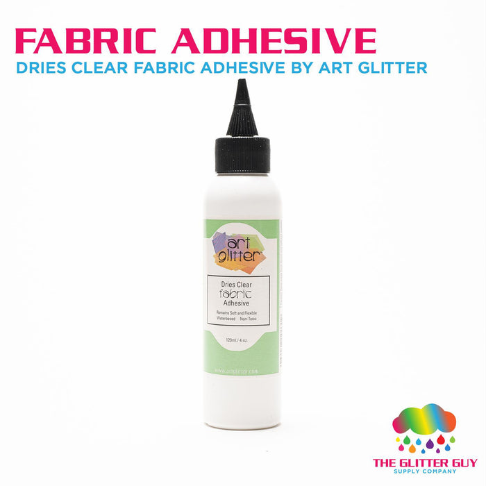Art Glitter 2 Oz Fabric Dries Clear Adhesive - The Glitter Guy