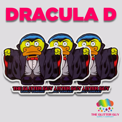Dracula D Sticker | Sticker from The Glitter Guy