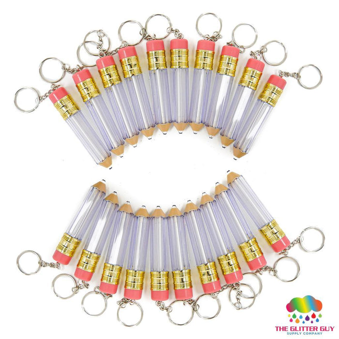  15PCS Clear Blank Acrylic Pencil Keychains Party Gifts (3.0)  : Arts, Crafts & Sewing