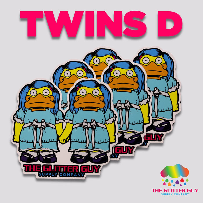 Twins D Sticker
