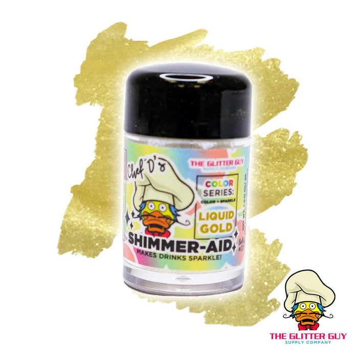 Shimmer-aid Edible Glitter Liquid Gold - The Glitter Guy