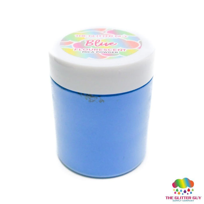 Fluorescent Series Mica Powder - Blue | Mica Powder from The Glitter Guy