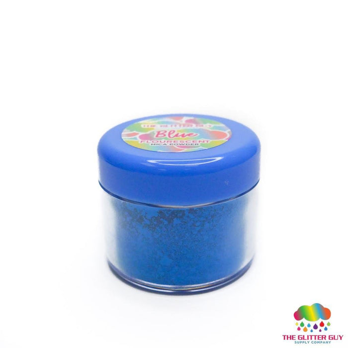 Fluorescent Series Mica Powder - Blue | Mica Powder from The Glitter Guy