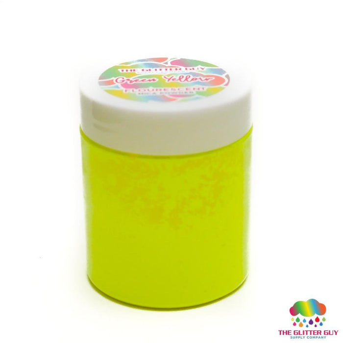 Fluorescent Series Mica Powder - Green Yellow | Mica Powder from The Glitter Guy
