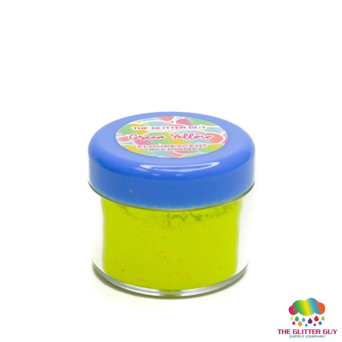 Fluorescent Series Mica Powder - Green Yellow | Mica Powder from The Glitter Guy