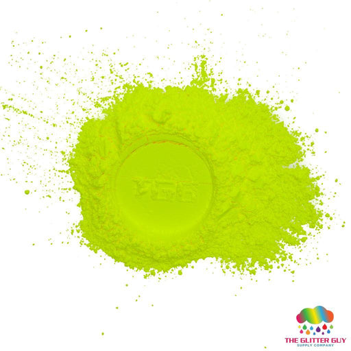 Fluorescent Series Mica Powder - Green Yellow | Mica Powder from The Glitter Guy