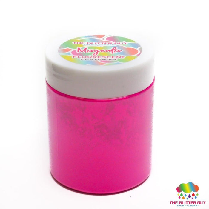 Fluorescent Series Mica Powder - Magenta | Mica Powder from The Glitter Guy