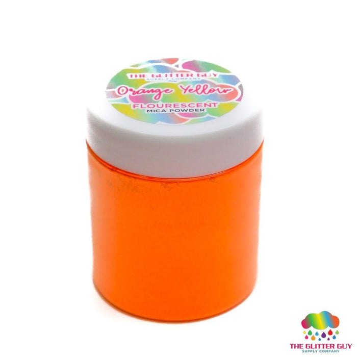 Fluorescent Series Mica Powder - Orange Yellow | Mica Powder from The Glitter Guy