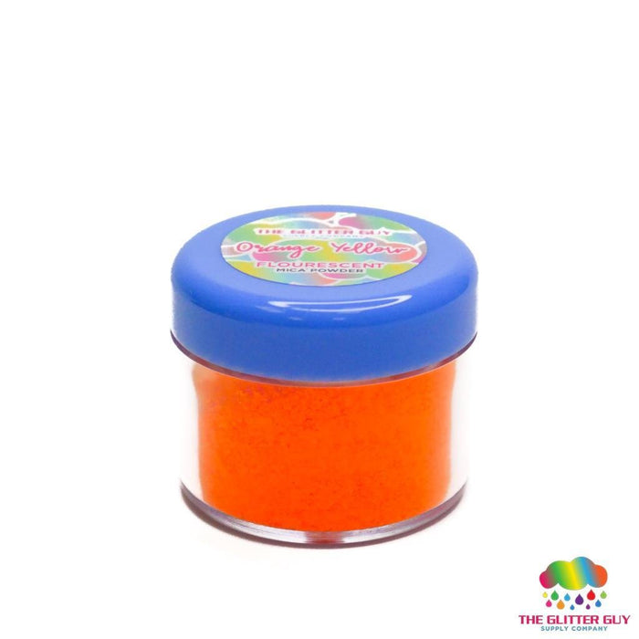 Fluorescent Series Mica Powder - Orange Yellow | Mica Powder from The Glitter Guy