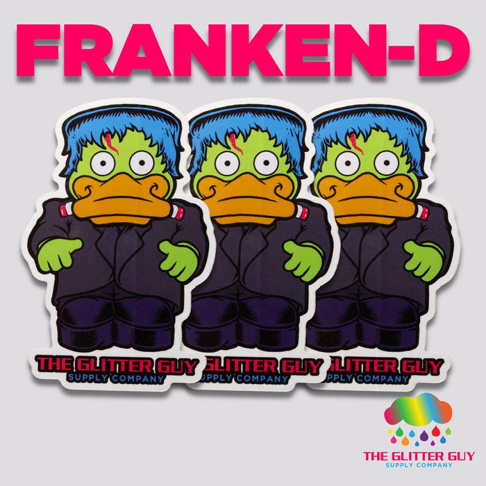 Franken D Sticker | Sticker from The Glitter Guy