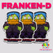 Franken D Sticker | Sticker from The Glitter Guy