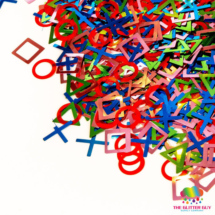 Game Over | Glitter Shape from The Glitter Guy