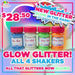 Glow Glitter Pack | Bundle from The Glitter Guy