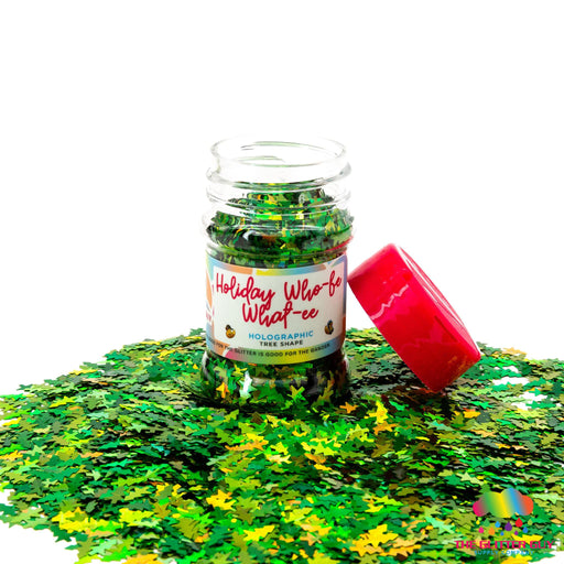 Holiday Who - be What - ee | Glitter Shape from The Glitter Guy