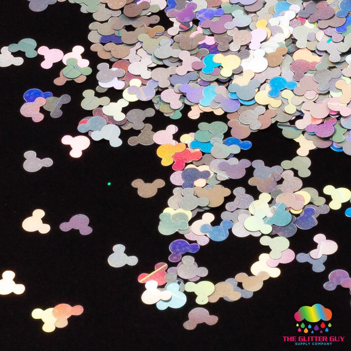 Holo Mice | Glitter Shape from The Glitter Guy