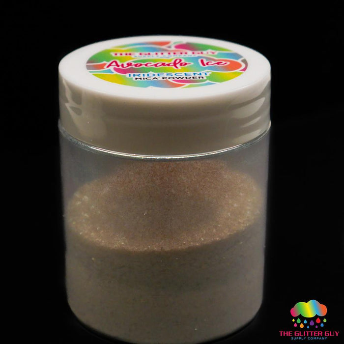 Iridescent Series Mica Powder - Avocado Ice | Mica Powder from The Glitter Guy