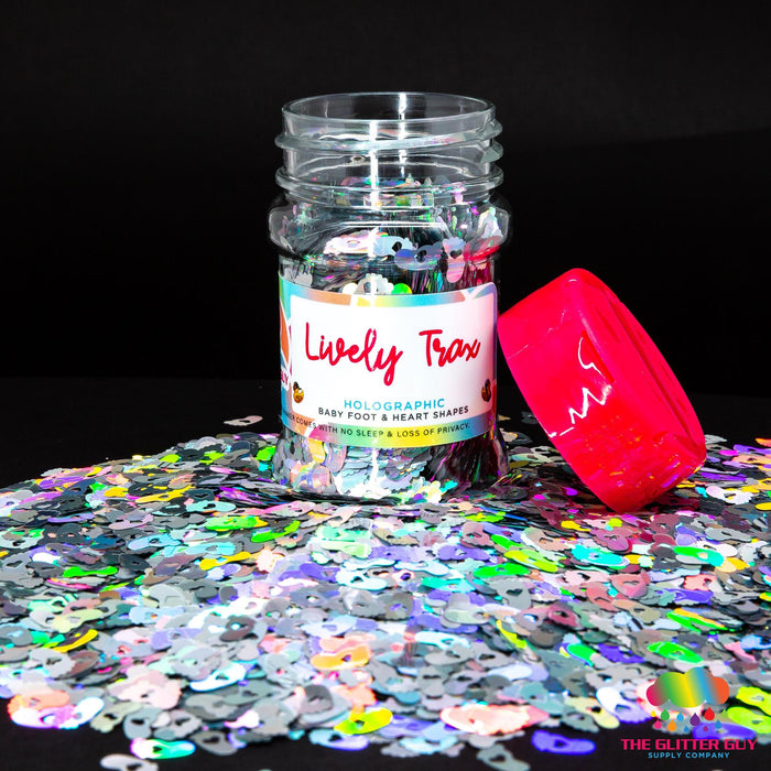 Lively Trax | Glitter Shape from The Glitter Guy