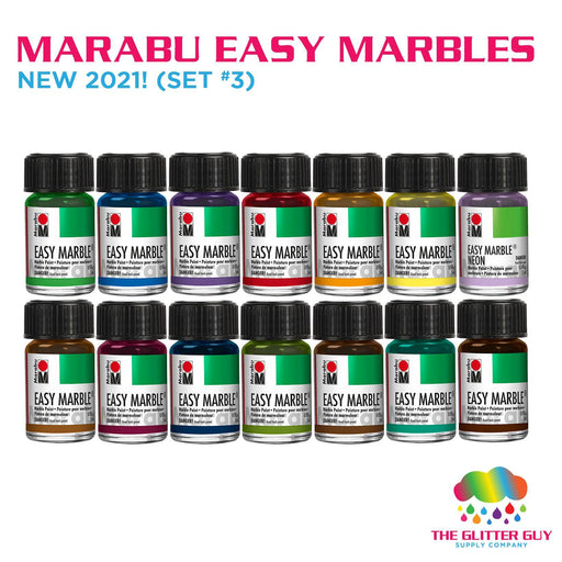 Marabu Easy Marble Set 3 | Easy Marble from The Glitter Guy