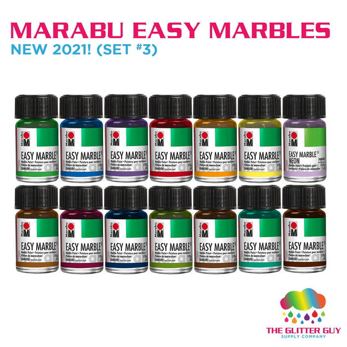 Marabu Easy Marble Set 3 | Easy Marble from The Glitter Guy