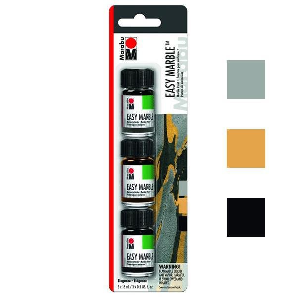 Marabu Easy Marble Trial 3 Pack Kits | Easy Marble from The Glitter Guy
