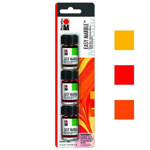 Marabu Easy Marble Trial 3 Pack Kits | Easy Marble from The Glitter Guy