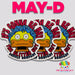 May D Sticker | Sticker from The Glitter Guy