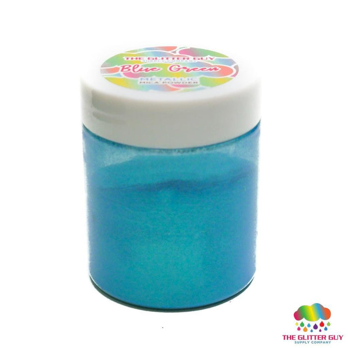 Metallic Series Mica Powder - Blue Green | Mica Powder from The Glitter Guy