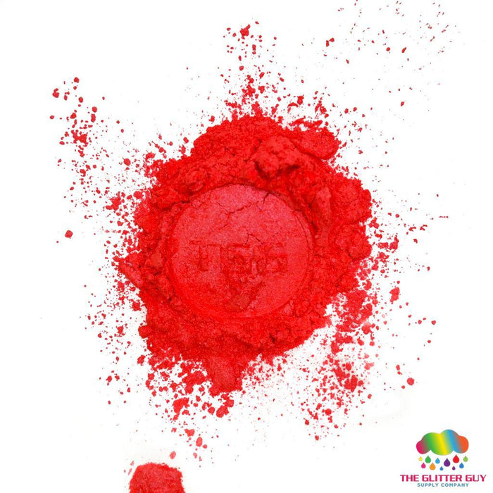 Metallic Series Mica Powder - Bright Red | Mica Powder from The Glitter Guy