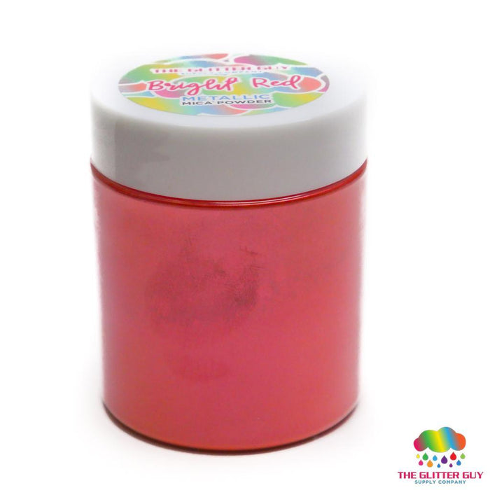 Metallic Series Mica Powder - Bright Red | Mica Powder from The Glitter Guy