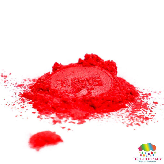 Metallic Series Mica Powder - Bright Red | Mica Powder from The Glitter Guy