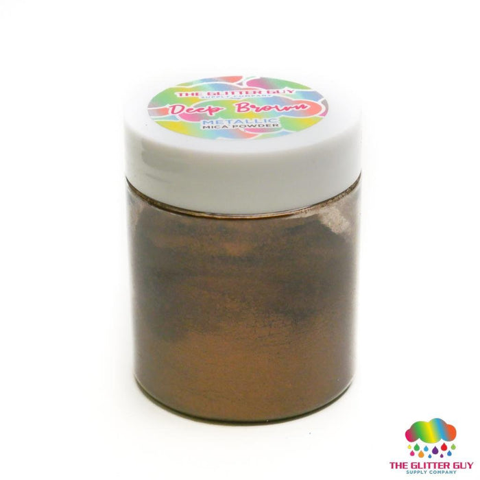 Metallic Series Mica Powder - Deep Brown | Mica Powder from The Glitter Guy