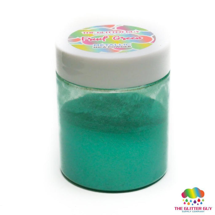 Metallic Series Mica Powder - Fruit Green | Mica Powder from The Glitter Guy