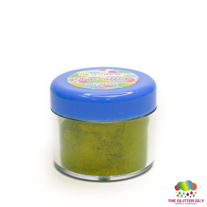 Metallic Series Mica Powder - Olive Yellow | Mica Powder from The Glitter Guy