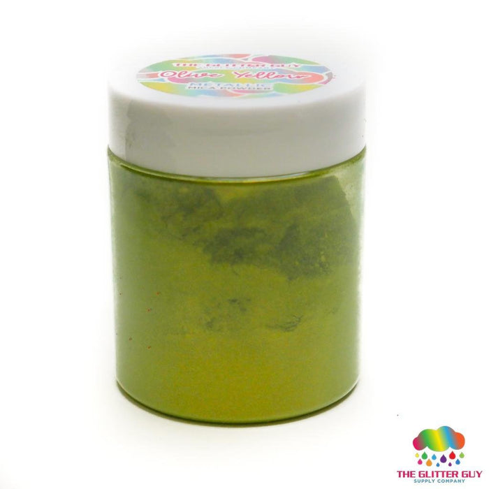 Metallic Series Mica Powder - Olive Yellow | Mica Powder from The Glitter Guy
