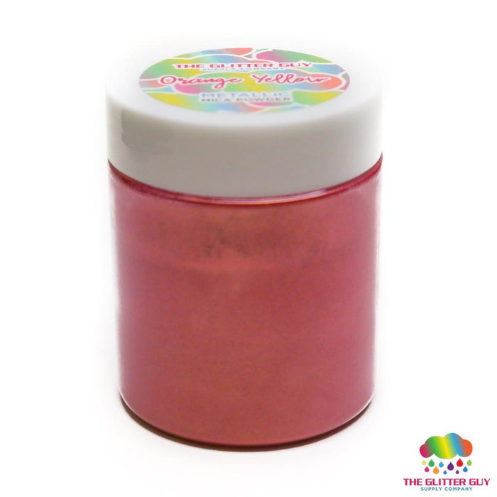 Metallic Series Mica Powder - Orange Yellow | Mica Powder from The Glitter Guy
