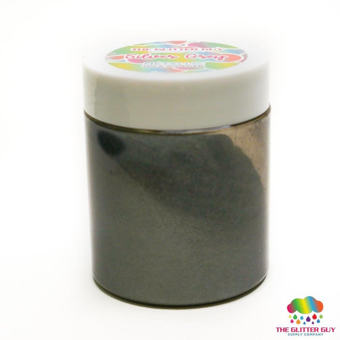 Metallic Series Mica Powder - Silver Grey | Mica Powder from The Glitter Guy
