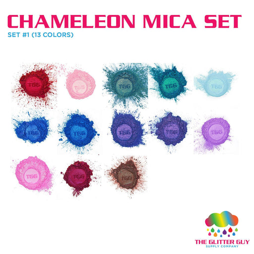 Mica Powder Chameleon Set 1 (5g Jars) | Mica Powder from The Glitter Guy