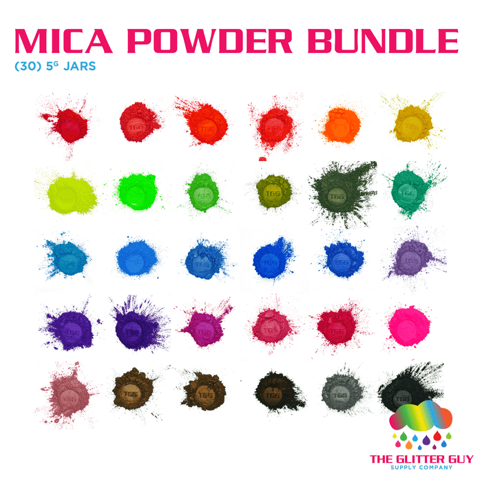 Mica Powder Complete Set 1 (5g Jars) | Mica Powder from The Glitter Guy