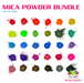 Mica Powder Complete Set 1 (5g Jars) | Mica Powder from The Glitter Guy