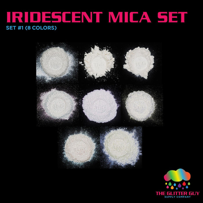 Mica Powder Iridescent Set 1 | Mica Powder from The Glitter Guy