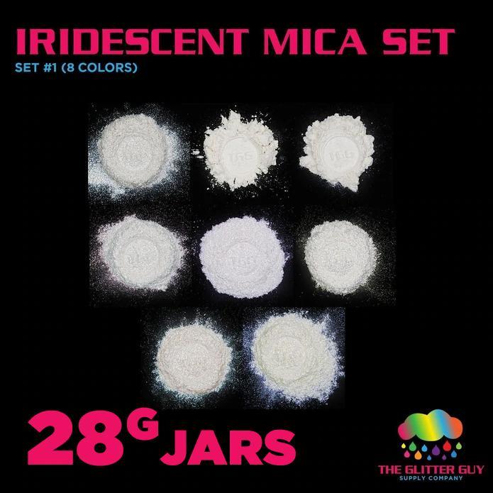 Mica Powder Iridescent Set 1 | Mica Powder from The Glitter Guy