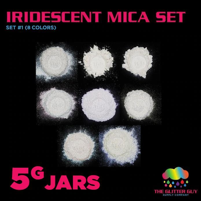 Mica Powder Iridescent Set 1 | Mica Powder from The Glitter Guy