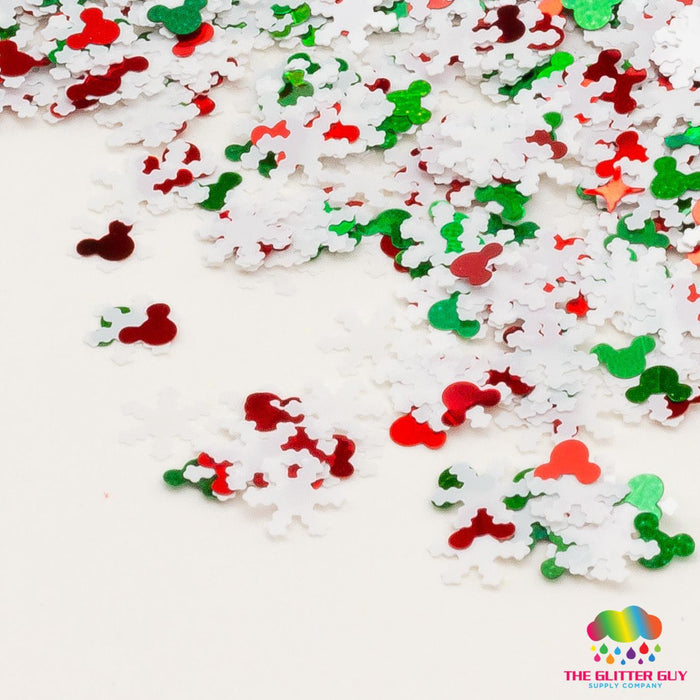 Mice on Ice | Glitter Shape from The Glitter Guy