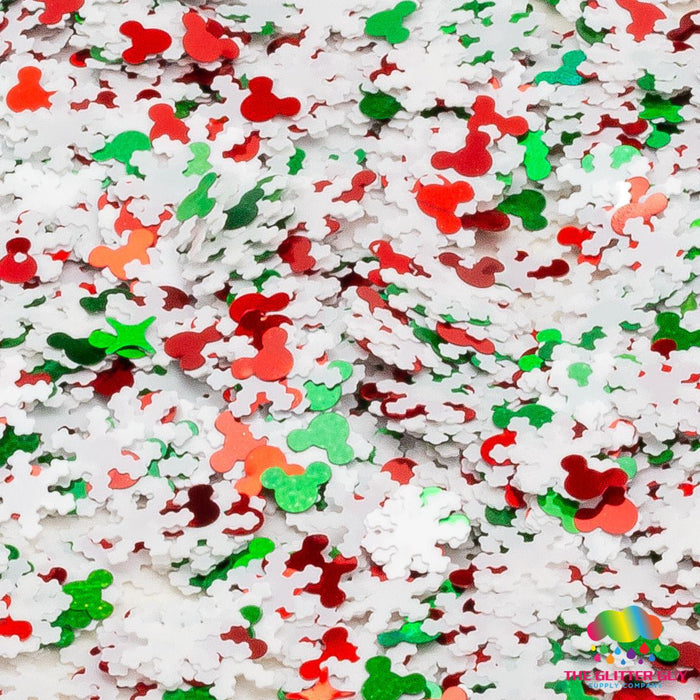 Mice on Ice | Glitter Shape from The Glitter Guy