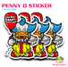 Penny D Sticker | Sticker from The Glitter Guy