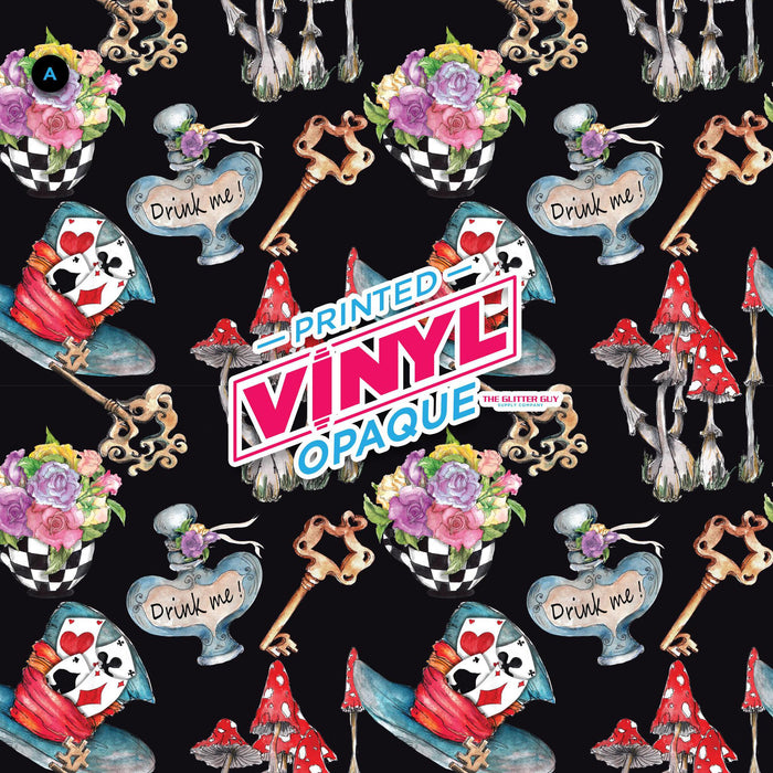 Printed Vinyl - Alice In Wonderland | Printed Vinyl from The Glitter Guy